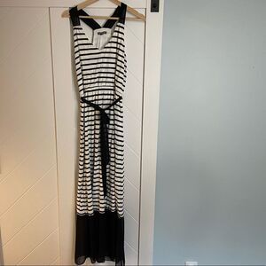 Express striped maxi dress